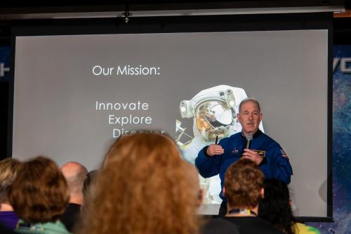Hubble Space Telescope featuring Astronaut John Grunsfeld
