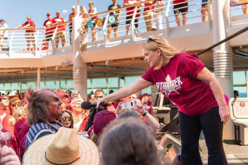 Star Trek: The Cruise VIII T-Shirt Party hosted by Chase Masterson and Cruise Director JT