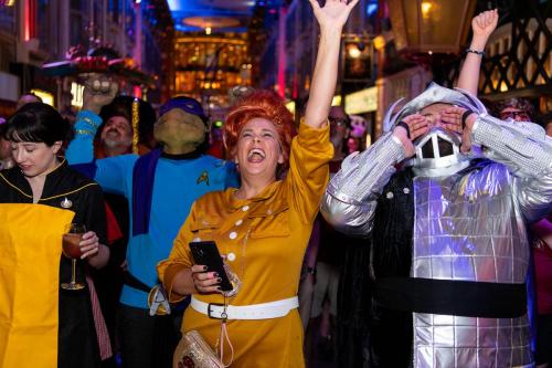 Q's Costume Contest hosted by John de Lancie