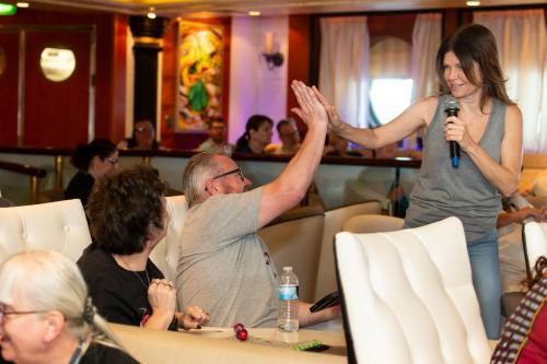 Morning Bingo with Morale Officers and Special Guest Nicole de Boer